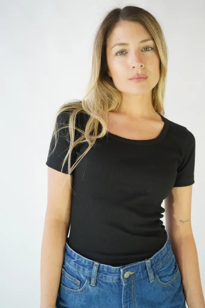 [RML-S-BL] Remera Morley Liso (S, Blanco)