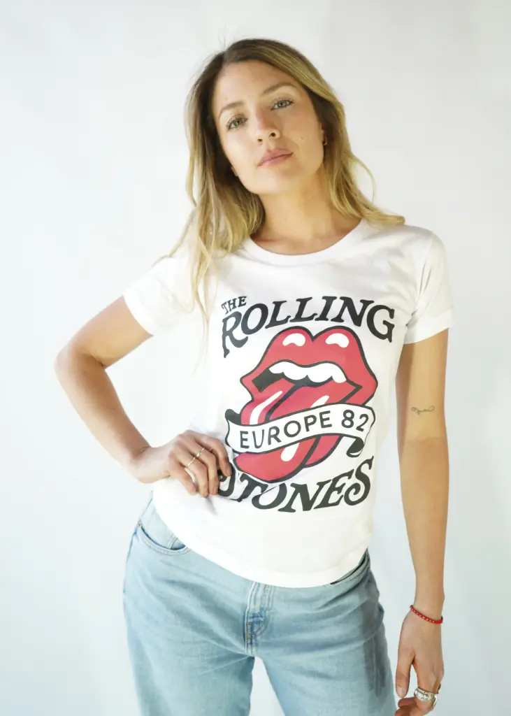 Remera Rolling Estampada